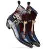 Santiago Cowboy Boots - Blue - Escaro Royale