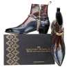Santiago Cowboy Boots - Blue - Escaro Royale