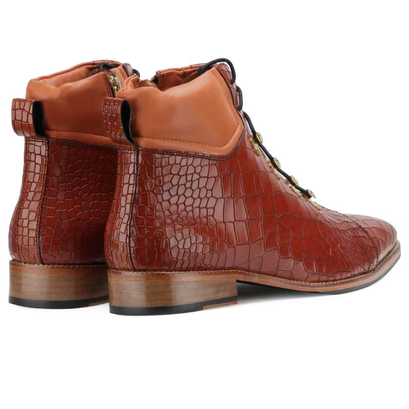 Ashton Zipper Boots - Escaro Royale