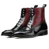 Bailey Lace-up Boots Black - Escaro Royale