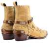 Santiago Cowboy Boots Beige - Escaro Royale