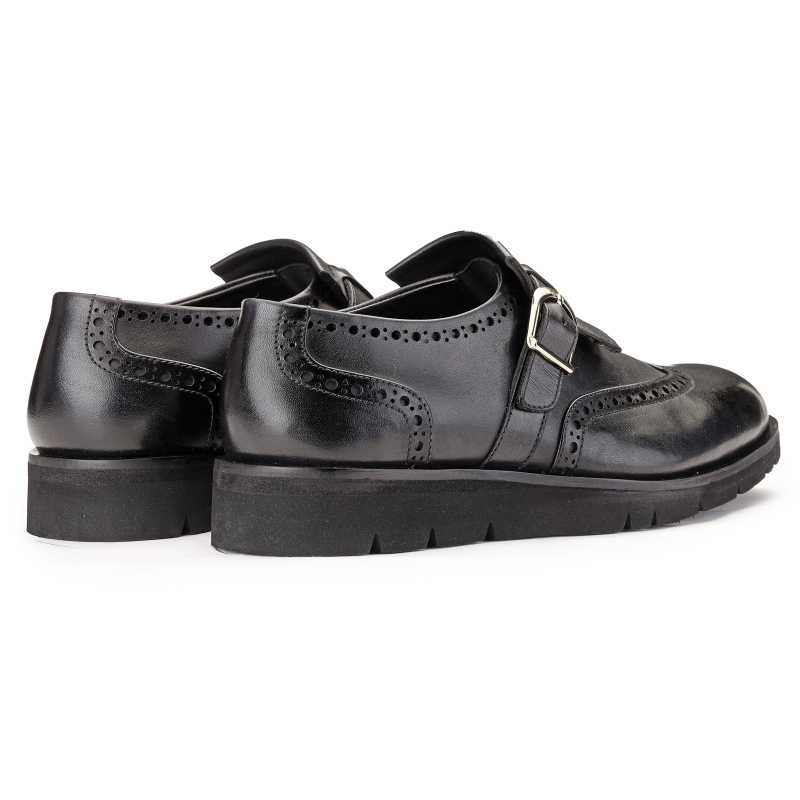 Sergio Buckled Kiltie Slipons - Escaro Royale