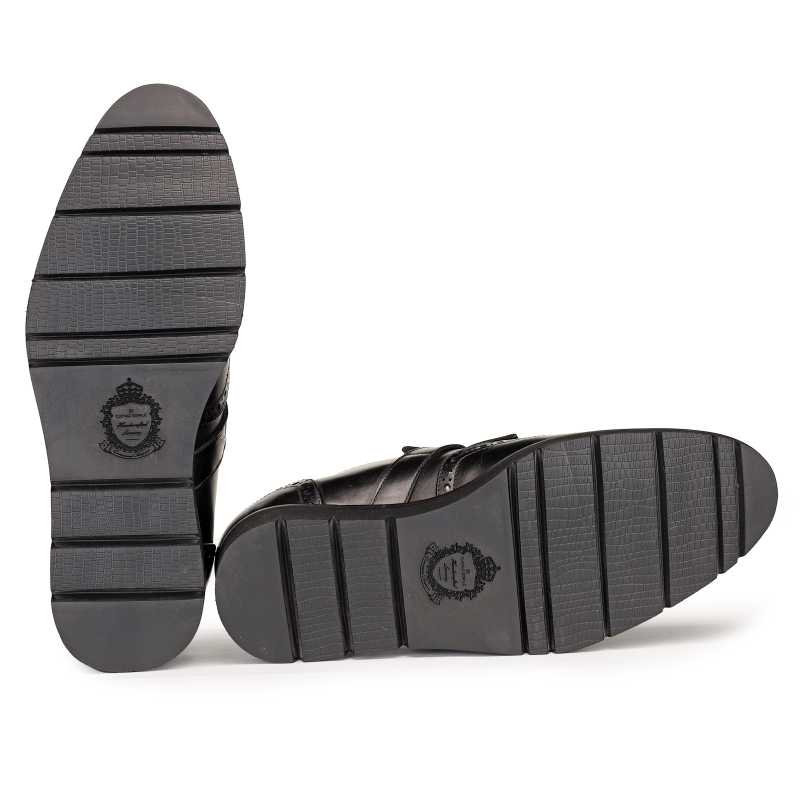 Sergio Buckled Kiltie Slipons - Escaro Royale