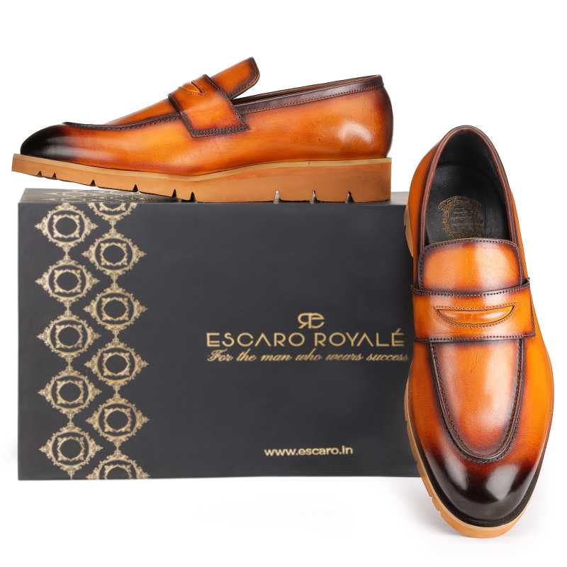 Finn Penny Loafers - Escaro Royale