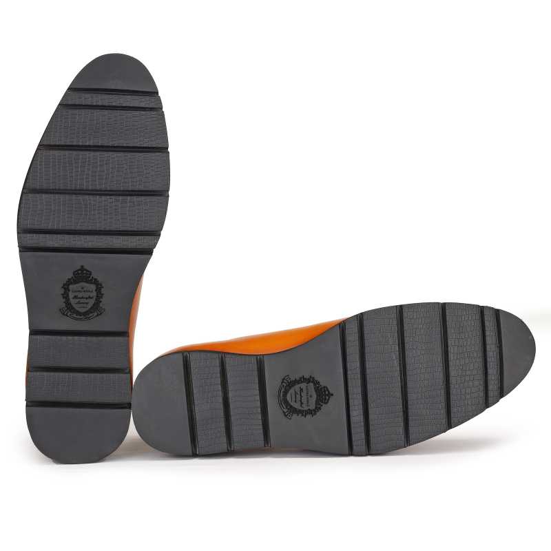 Medallon Wholecut Tan - Escaro Royale