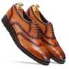 Romel Cognac Brogues - Escaro Royale