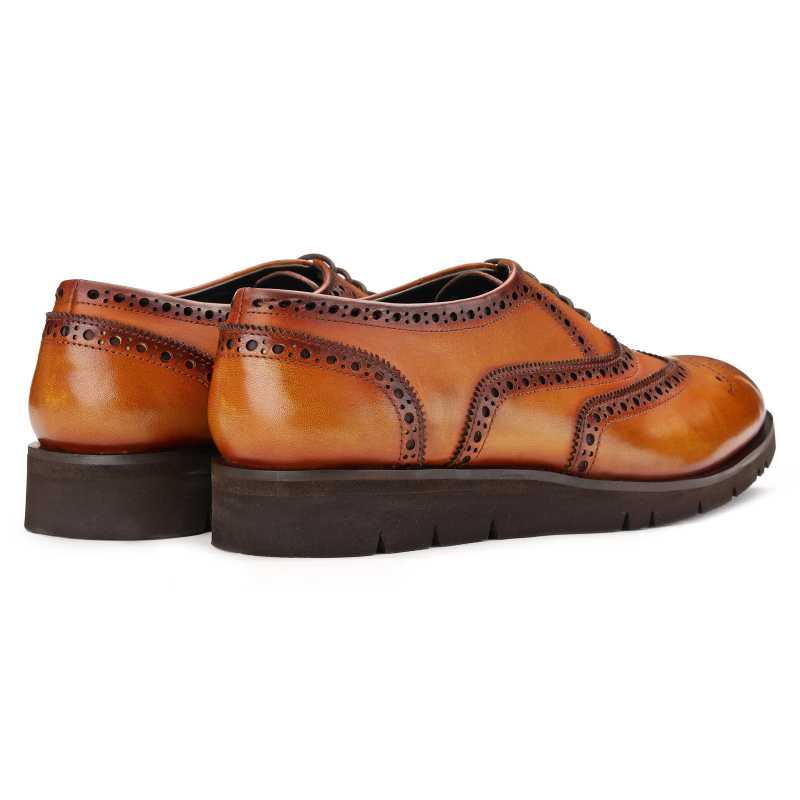 Romel Cognac Brogues - Escaro Royale