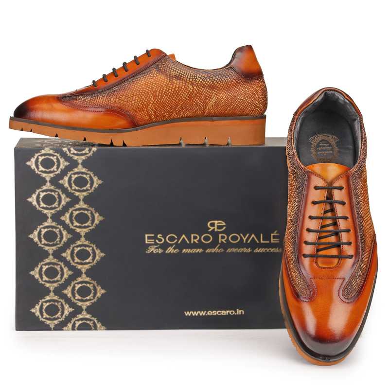 Jaze Luxury leather Kicks - Escaro Royale