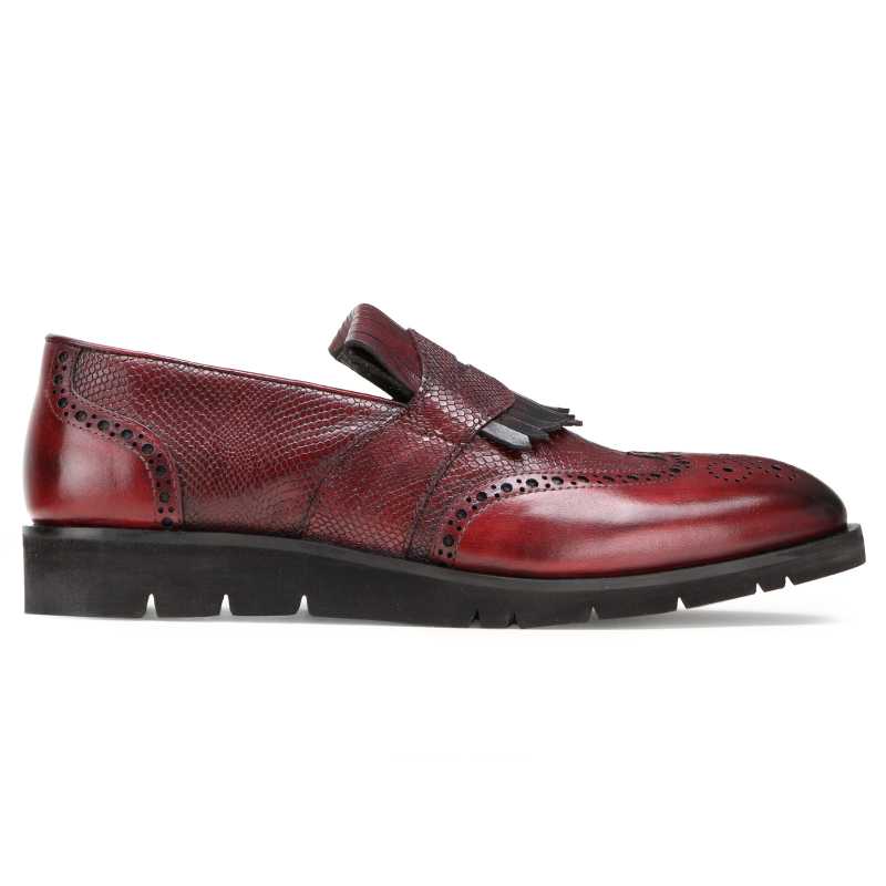 Rozera Wingtip Kiltie Slipons - Escaro Royale