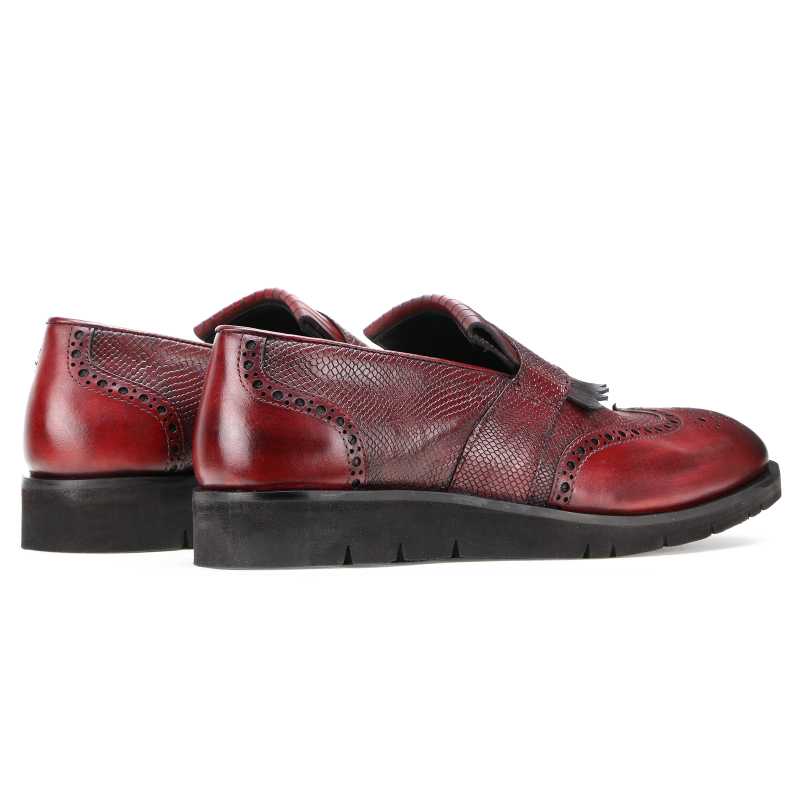 Rozera Wingtip Kiltie Slipons - Escaro Royale