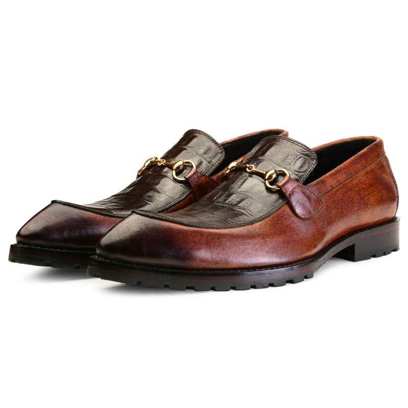 Wallace Snip toe horsebit Loafers - Escaro Royale