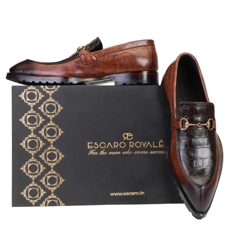Wallace Snip toe horsebit Loafers - Escaro Royale