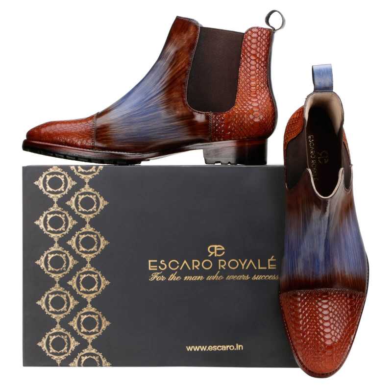 Dino Designer Chelsea Boots - Escaro Royale