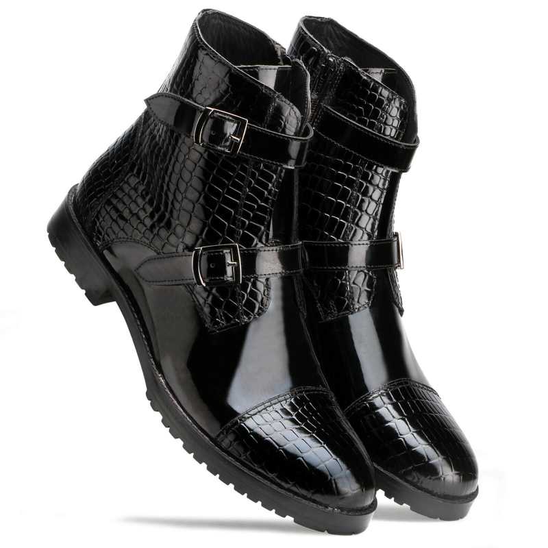 Rocky Patent Boot - Escaro Royale