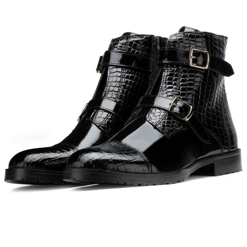 Rocky Patent Boot - Escaro Royale