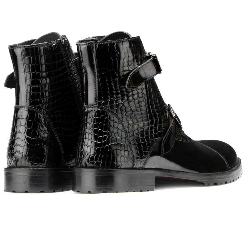 Rocky Patent Boot - Escaro Royale