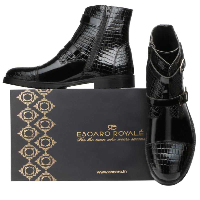 Rocky Patent Boot - Escaro Royale
