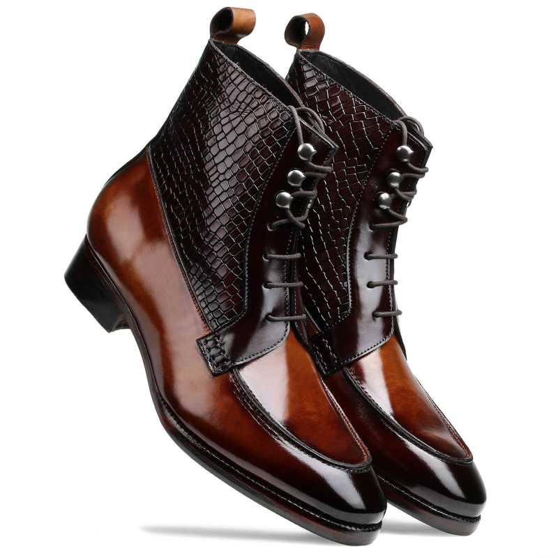 Bailey Lace-up Boots - Escaro Royale
