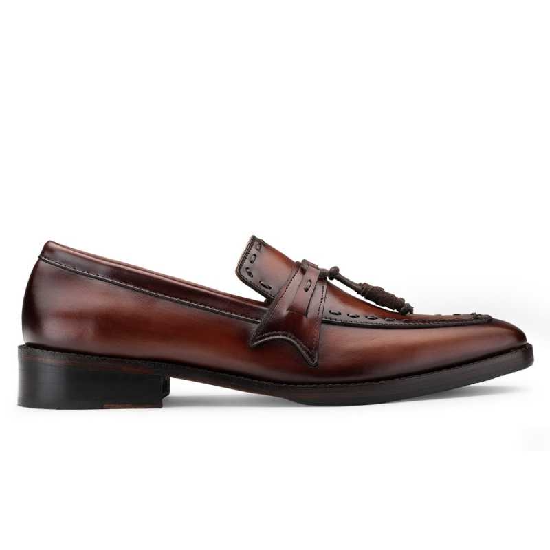 Dominator Tassel Penny Loafers - Escaro Royale