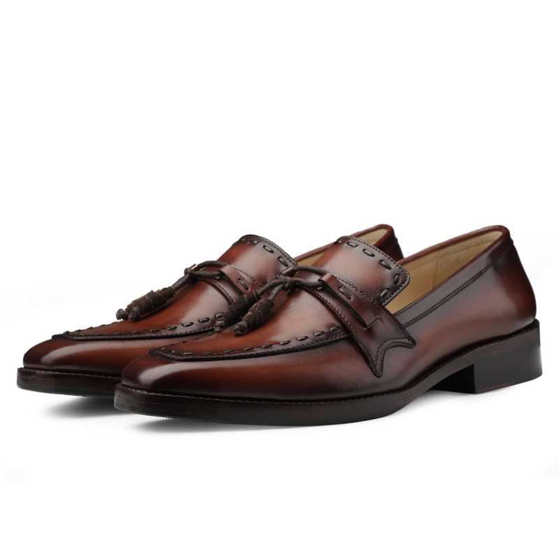 Dominator Tassel Penny Loafers - Escaro Royale