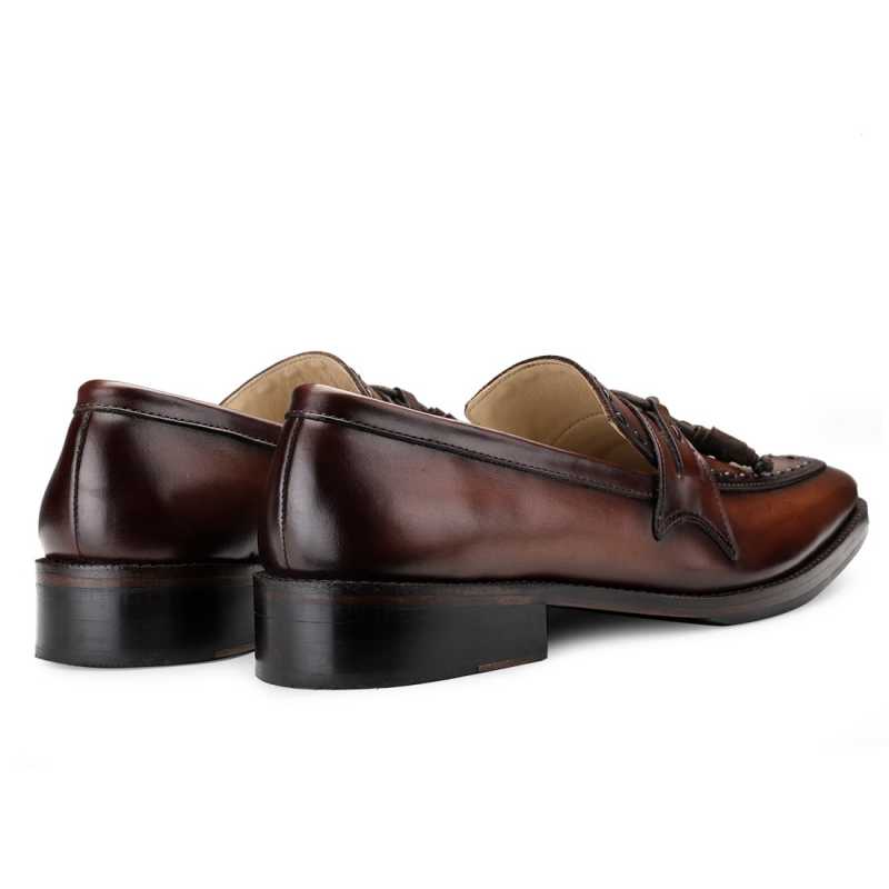 Dominator Tassel Penny Loafers - Escaro Royale