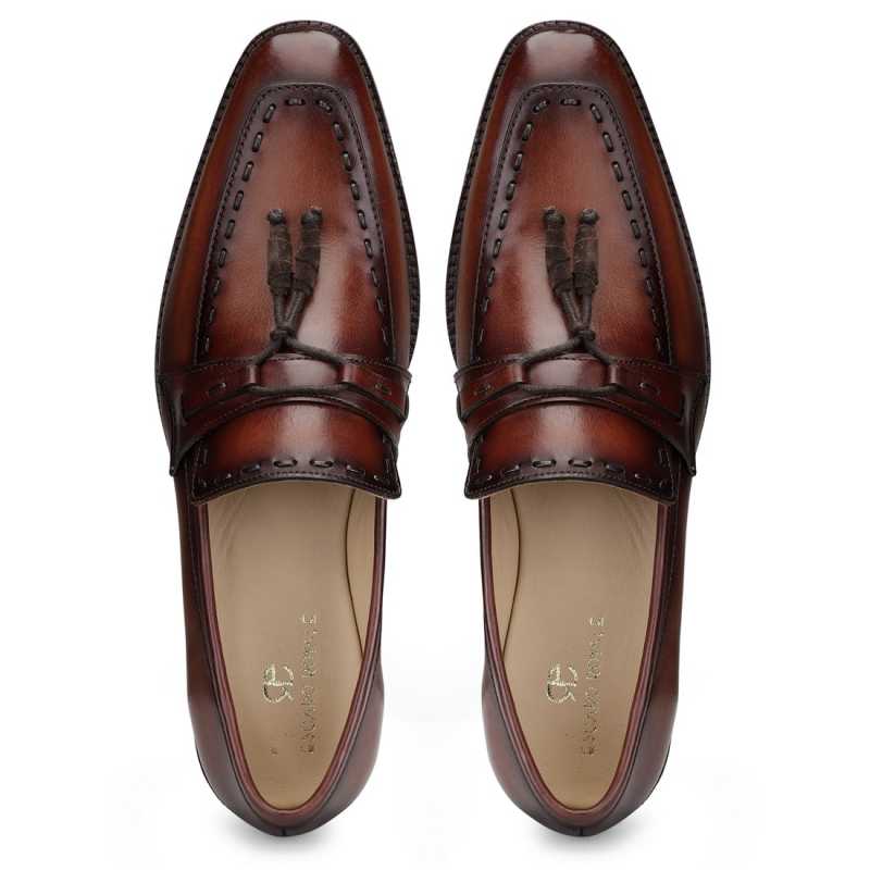 Dominator Tassel Penny Loafers - Escaro Royale