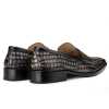Iverson Grey Penny Loafers - Escaro Royale