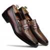 Iverson Tan Penny Loafers - Escaro Royale