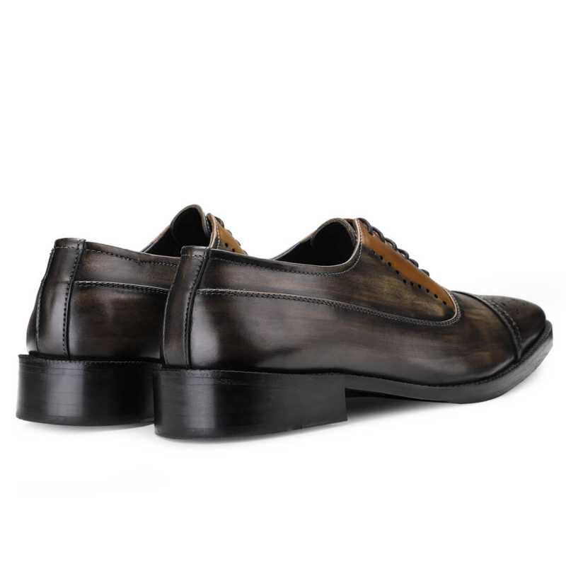 Marvin Medallion Captoe Oxfords - Escaro Royale