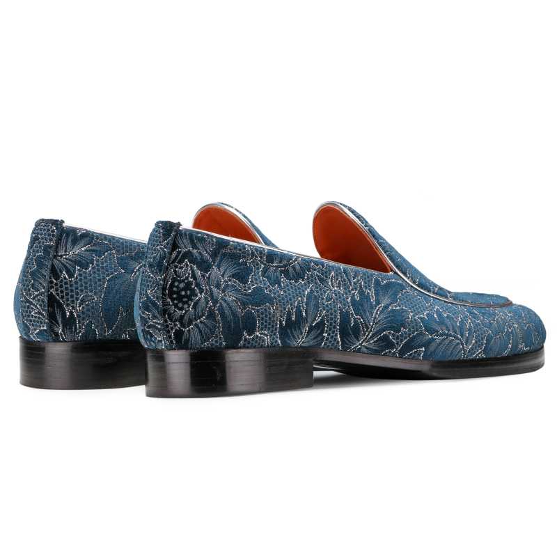 Wedlock Blue Designer Loafers - Escaro Royale