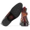 Stivali Zipper Jodhpur Boots in Cognac - Escaro Royale