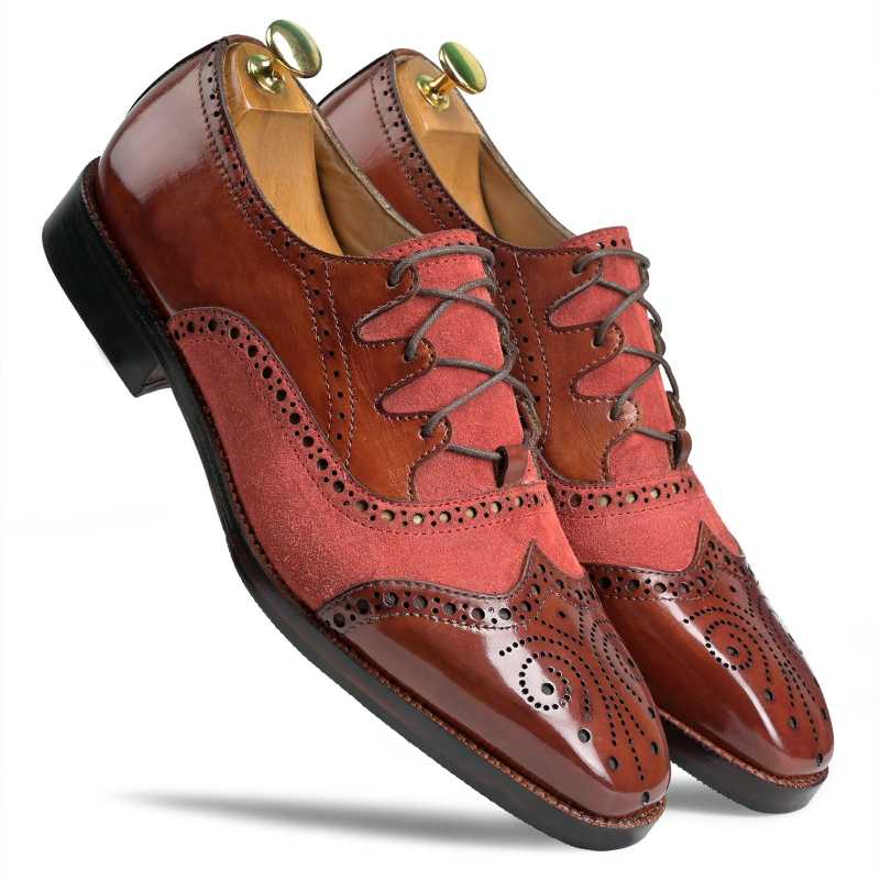 Bart Criss Cross Oxford Cognac - Escaro Royale