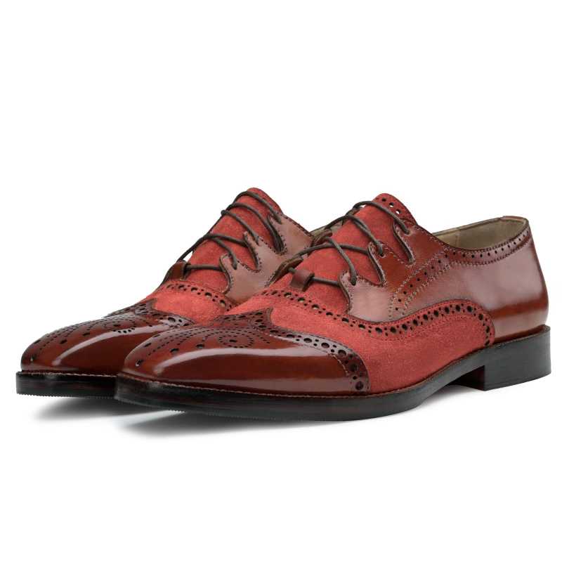 Bart Criss Cross Oxford Cognac - Escaro Royale