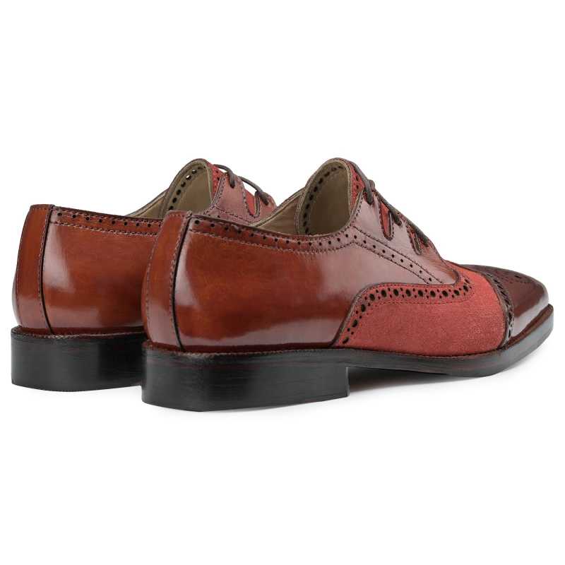 Bart Criss Cross Oxford Cognac - Escaro Royale