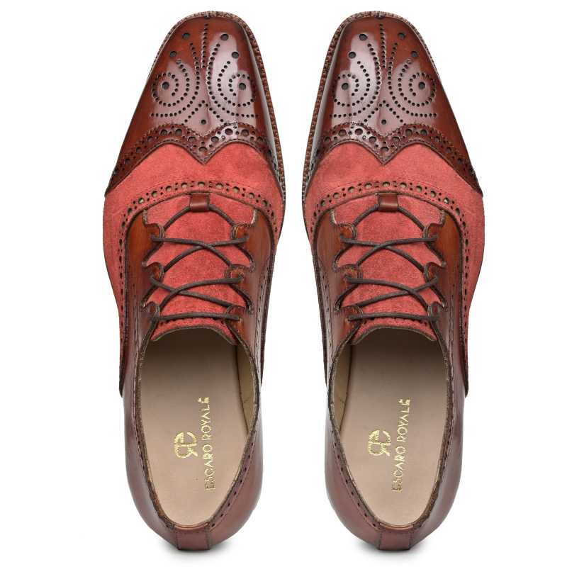 Bart Criss Cross Oxford Cognac - Escaro Royale
