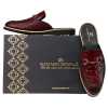 The Hale Slippers Mules Wine - Escaro Royale