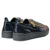Hewitt Textured Leather Sneakers - Escaro Royale