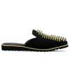 Garrett Metal Stud Slipper Mules - Escaro Royale