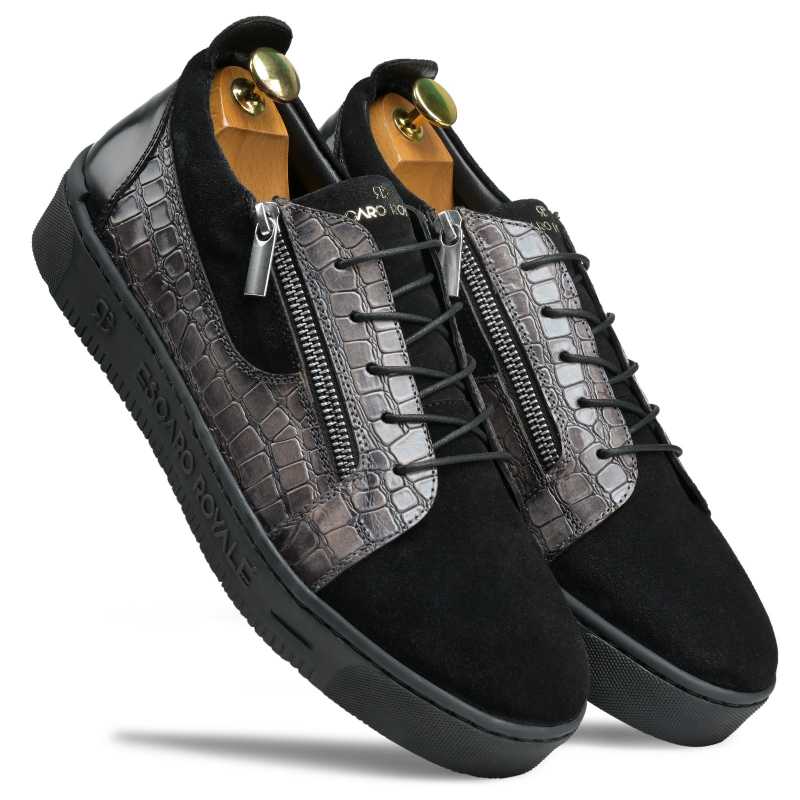 Houston Black Sneakers - Escaro Royale