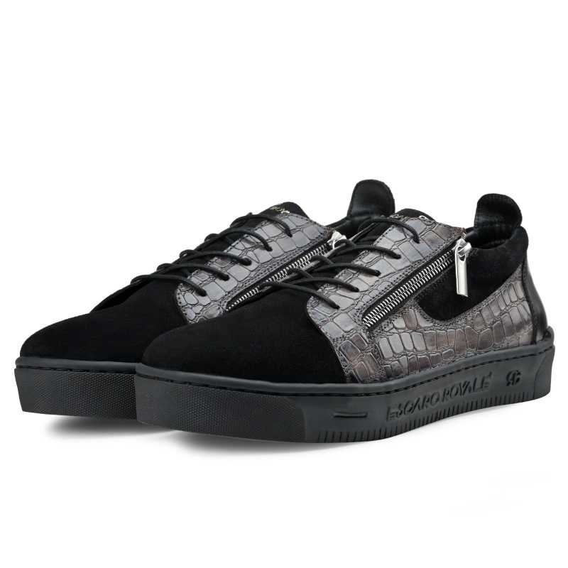 Houston Black Sneakers - Escaro Royale