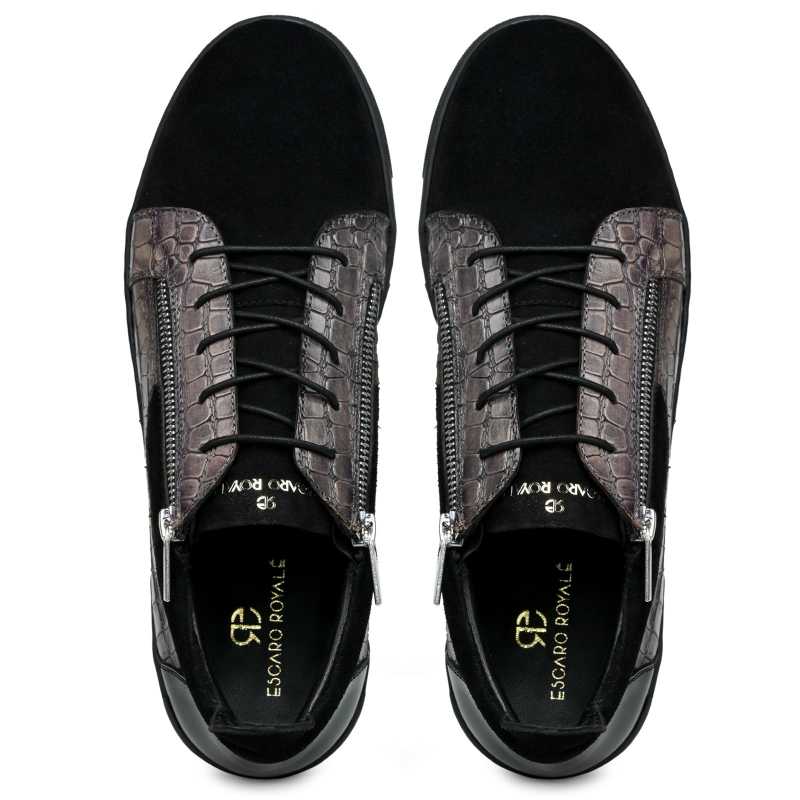 Houston Black Sneakers - Escaro Royale