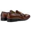 The Austin Double Monk Loafer In Tan - Escaro Royale