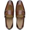 The Austin Double Monk Loafer In Tan - Escaro Royale
