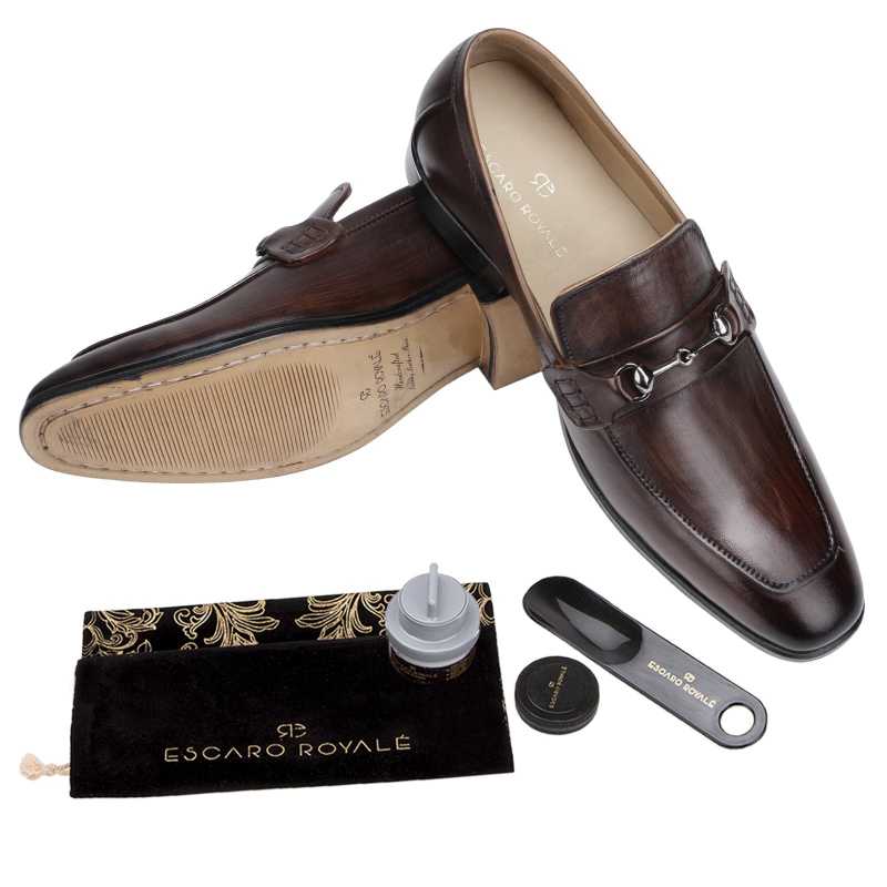 The Vermont Bit Loafer In Brown - Escaro Royale
