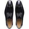 The Merlin Wingtip Derby in Black - Escaro Royale