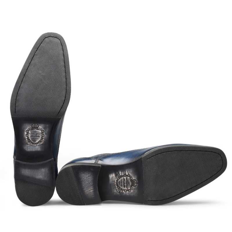 Dwayne Dual Textured Oxfords - Escaro Royale
