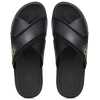The Canberra Slippers in Black - Escaro Royale