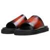 The Clarke Sliders in Patina Cognac - Escaro Royale