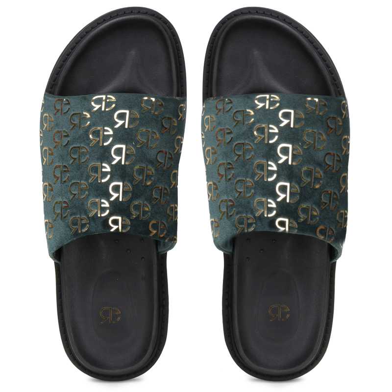 The Nicoll Sliders in Green - Escaro Royale
