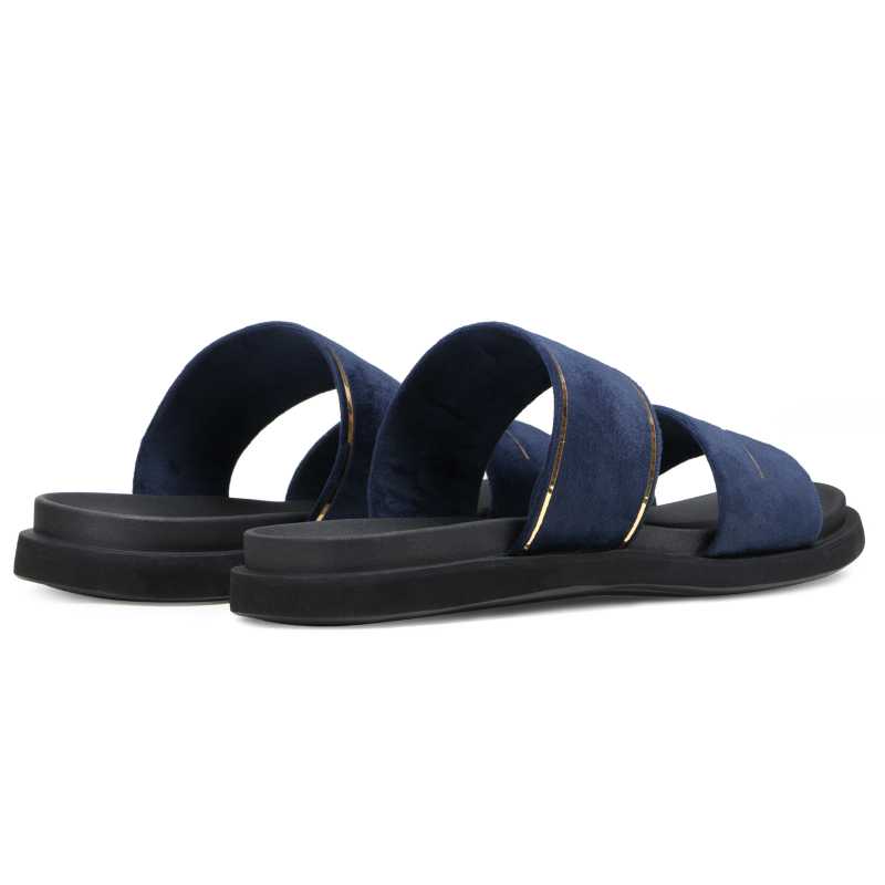The Napier Sliders In Blue - Escaro Royale